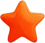 a pair of orange star shaped plastic beads.jpg